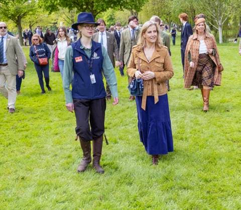 . 04 05 2024. Windsor, United Kingdom. Sophie , Duchess of Edinburgh and her daughter Lady Louise Windsor on day four of the Royal Windsor Horse Show, United Kingdom.  xi-Imagesx IIM-25182-0020