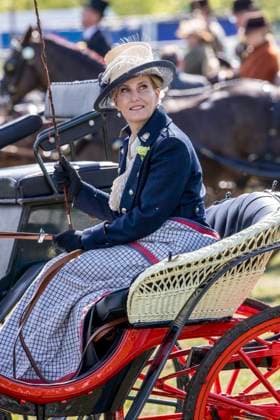 . 05 05 2024. Windsor, United Kingdom. Sophie, Duchess of Edinburgh , takes part in the British Driving Society event on day five of the Royal Windsor Horse Show, United Kingdom.  xi-Imagesx IIM-25183-0040