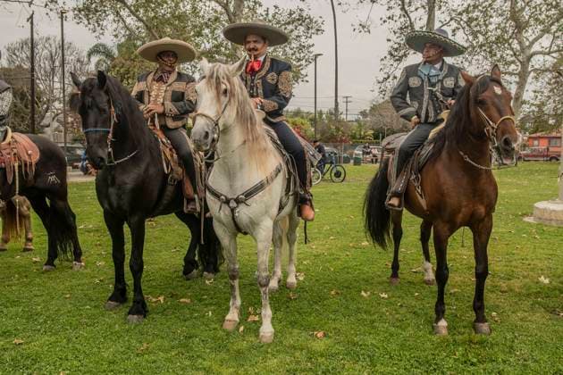 California: Venice 5 de Mayo Parade Festival in Santa Monica Mexican American heritage cultural diversity, Cinco de Mayo is the yearly celebration of Mexico s victory over the Second French Empire at the Battle of Puebla in 1862. Santa Monica California United States Copyright: AlbertoxSibaja