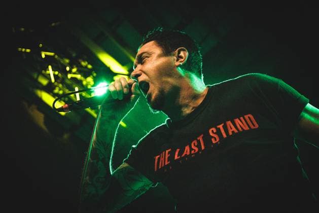 Sick of It All live in Copenhagen, Denmark Copenhagen, Denmark. 05th, May 2024. The American hardcore punk band Sick of It All performs a live concert at Pumpehuset in Copenhagen. Here vocalist Lou Koller is seen live on stage. Copenhagen Denmark  Copyright: xGonzalesxPhoto PeterxTroestx