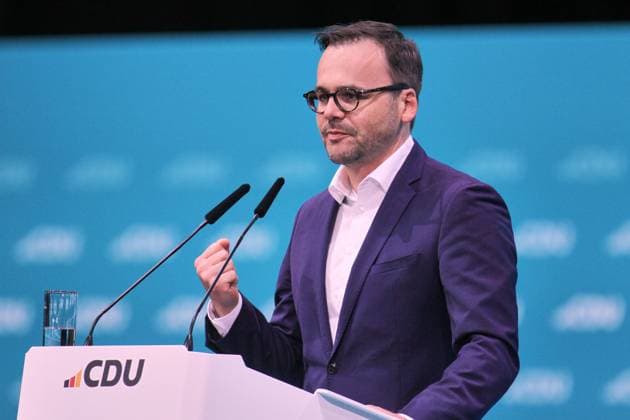 Berlin, Deutschland, 06.05.2024: Estrel Congress Center: 36. Parteitag der CDU Deutschlands: Jan Redmann *** Berlin, Germany, 06 05 2024 Estrel Congress Center 36 Party Congress of the CDU Germany Jan Redmann Copyright: xdtsxNachrichtenagenturx dts_36139