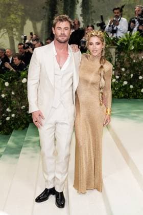 Celebrities attend the 2024 Met Gala Celebrating ?Sleeping Beauties: Reawakening Fashion? at The Metropolitan Museum of Art in New York City Featuring: Chris Hemsworth, Elsa Pataky Where: New York, United States When: 06 May 2024 Credit: Michael Stewart INSTARimages.com EDITORIAL USE ONLY. NOT FOR USE BY NEWSPAPERS BASED IN THE UK. Copyright: xMichaelxStewartx instar53712886