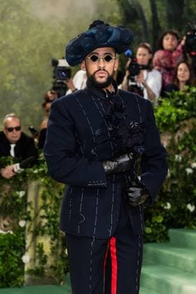 Celebrities attend the 2024 Met Gala Celebrating ?Sleeping Beauties: Reawakening Fashion? at The Metropolitan Museum of Art in New York City Featuring: Bad Bunny Where: New York, United States When: 06 May 2024 Credit: Michael Stewart INSTARimages.com EDITORIAL USE ONLY. NOT FOR USE BY NEWSPAPERS BASED IN THE UK. Copyright: xMichaelxStewartx instar53712891