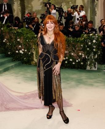 Charlotte Tilbury arrives on the red carpet at the 2024 Met Gala celebrating Sleeping Beauties: Reawakening Fashion at The Metropolitan Museum of Art on Monday, May 6, 2024 in New York City.  NYP20240506290 JOHNxANGELILLO