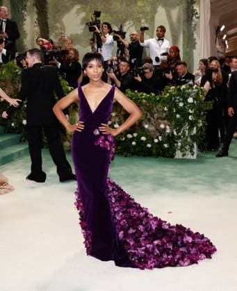 Kerry Washington arrives on the red carpet at the 2024 Met Gala celebrating Sleeping Beauties: Reawakening Fashion at The Metropolitan Museum of Art on Monday, May 6, 2024 in New York City.  NYP20240506311 JOHNxANGELILLO