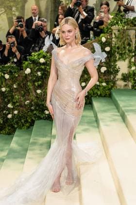Celebrities attend the 2024 Met Gala Celebrating ?Sleeping Beauties: Reawakening Fashion? at The Metropolitan Museum of Art in New York City Featuring: Elle Fanning Where: New York, United States When: 06 May 2024 Credit: Michael Stewart INSTARimages.com EDITORIAL USE ONLY. NOT FOR USE BY NEWSPAPERS BASED IN THE UK. Copyright: xMichaelxStewartx instar53713094