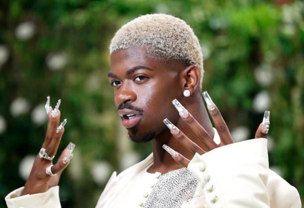 Lil Nas X arrives on the red carpet at the 2024 Met Gala celebrating Sleeping Beauties: Reawakening Fashion at The Metropolitan Museum of Art on Monday, May 6, 2024 in New York City.  NYP20240506587 JOHNxANGELILLO