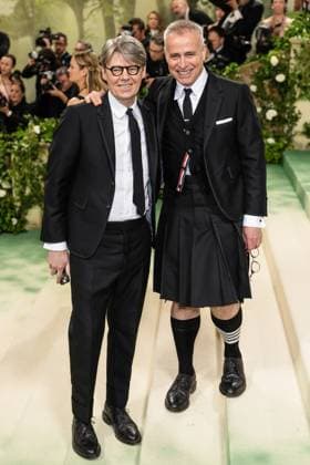 Celebrities attend the 2024 Met Gala Celebrating ?Sleeping Beauties: Reawakening Fashion? at The Metropolitan Museum of Art in New York City Featuring: Andrew Bolton, Thom Browne Where: New York, United States When: 06 May 2024 Credit: Michael Stewart INSTARimages.com EDITORIAL USE ONLY. NOT FOR USE BY NEWSPAPERS BASED IN THE UK. Copyright: xMichaelxStewartx instar53713428
