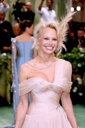 Metropolitan Museum Of Art Costume Institute Gala - NYC Pamela Anderson attends the Met Gala 2024 Sleeping Beauties: Reawakening Fashion. at The Metropolitan Museum of Art in New York, NY on May 6, 2024. Photo by Charles Guerin ABACAPRESS.COM New York NY United States  Copyright: xGuerinxCharles ABACAx
