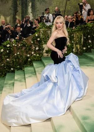 Celebrities attend the 2024 Met Gala Celebrating ?Sleeping Beauties: Reawakening Fashion? at The Metropolitan Museum of Art in New York City Featuring: Sabrina Carpenter Where: New York, United States When: 06 May 2024 Credit: Michael Stewart INSTARimages.com EDITORIAL USE ONLY. NOT FOR USE BY NEWSPAPERS BASED IN THE UK. Copyright: xMichaelxStewartx instar53714864