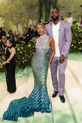 Celebrities attend the 2024 Met Gala Celebrating ?Sleeping Beauties: Reawakening Fashion? at The Metropolitan Museum of Art in New York City Featuring: Gabrielle Union, Dwyane Wade Where: New York, United States When: 06 May 2024 Credit: Michael Stewart INSTARimages.com EDITORIAL USE ONLY. NOT FOR USE BY NEWSPAPERS BASED IN THE UK. Copyright: xMichaelxStewartx instar53714793