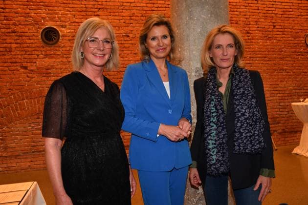 Ulrike Scharf, Anouscha Horn and Dr. Maria Furtwängler Award of the Bavarian State Medal for Social Merit 2024 Heilige Hofkirche Munich 07 May 2024