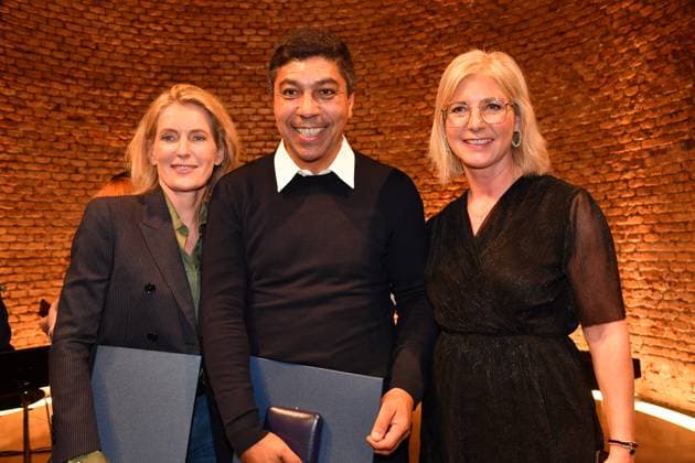 Dr. Maria Furtwängler, Giovane Elber and Ulrike Scharf Award of the Bavarian State Medal for Social Merit 2024 Heilige Hofkirche Munich 07 May 2024