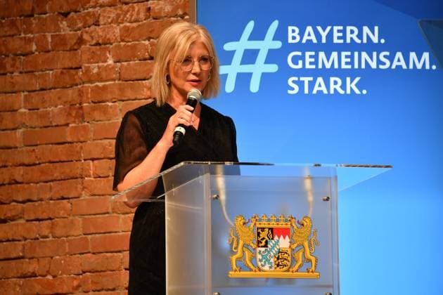 Ulrike Scharf Award of the Bavarian State Medal for Social Merit 2024 Heilige Hofkirche Munich 07 May 2024