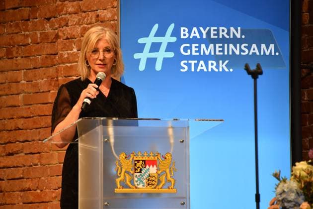 Ulrike Scharf Award of the Bavarian State Medal for Social Merit 2024 Heilige Hofkirche Munich 07 May 2024