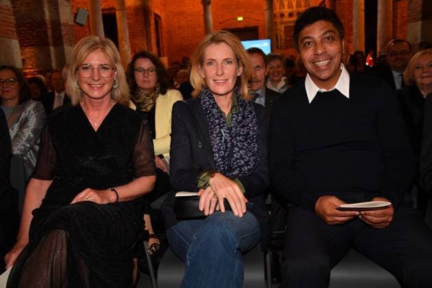 Ulrike Scharf, Dr. Maria Furtwängler and Giovane Elber Award of the Bavarian State Medal for Social Merit 2024 Heilige Hofkirche Munich 07 May 2024