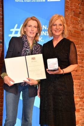 Dr. Maria Furtwängler and Ulrike Scharf Award of the Bavarian State Medal for Social Merit 2024 Heilige Hofkirche Munich 07 May 2024