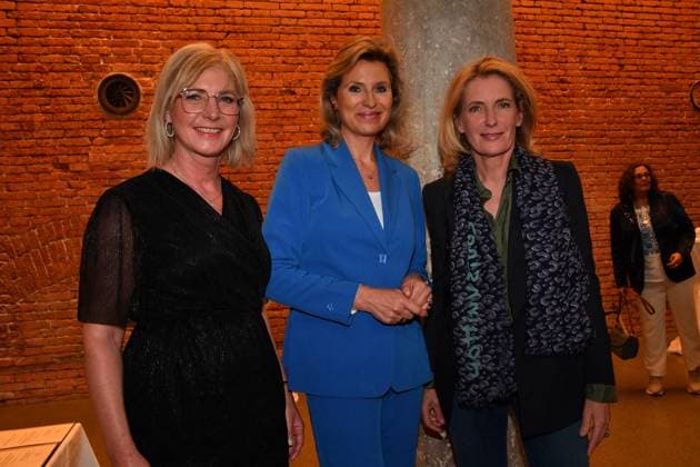 Ulrike Scharf, Anouscha Horn and Dr. Maria Furtwängler Award of the Bavarian State Medal for Social Merit 2024 Heilige Hofkirche Munich 07 May 2024
