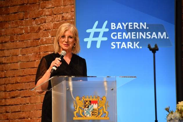 Ulrike Scharf Award of the Bavarian State Medal for Social Merit 2024 Heilige Hofkirche Munich 07 May 2024