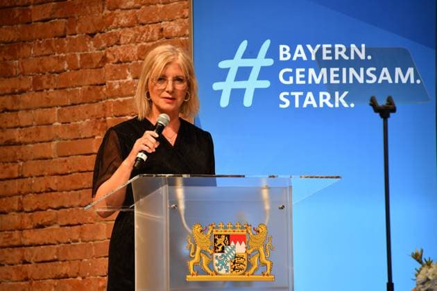 Ulrike Scharf Award of the Bavarian State Medal for Social Merit 2024 Heilige Hofkirche Munich 07 May 2024