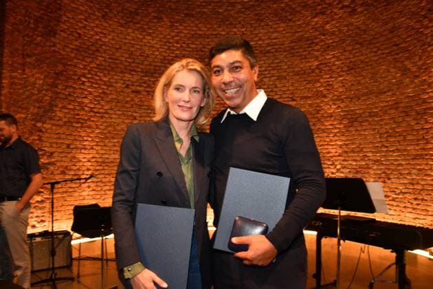 Dr. Maria Furtwängler, Giovane Elber Award of the Bavarian State Medal for Social Merit 2024 Heilige Hofkirche Munich 07 May 2024