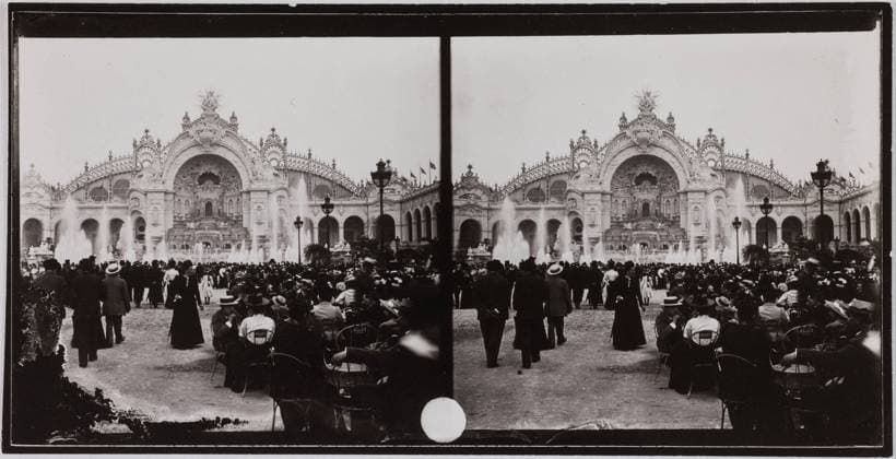 RECORD DATE NOT STATED Universal Exhibition of 1900: The Champ de Mars and Le ChÃ¢teau d Eau, Paris (VIIth arr.) . Photography by Lucien Cresson. Stereoscopic view: Gelatino-silver-bromide draw. 1900. Paris, Carnavalet Museum. 100512-1 Year 1900, universal exhibition, stereo, stereoscopic view Copyright: xpiemagsx piemagsparismu012024-34489 !ACHTUNG AUFNAHMEDATUM GESCHÄTZT!