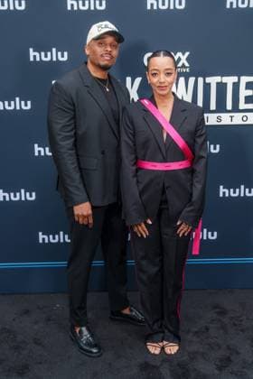 NEW YORK, NY - MAY 9: Jason Parham and Joie Jacoby at the Black Twitter: A People s History New York premiere at Midnight Theatre on May 09, 2024 in New York City. Copyright: xRaymondxHagansx