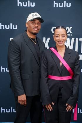 NEW YORK, NY - MAY 9: Jason Parham and Joie Jacoby at the Black Twitter: A People s History New York premiere at Midnight Theatre on May 09, 2024 in New York City. Copyright: xRaymondxHagansx