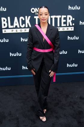 NEW YORK, NY - MAY 9: Joie Jacoby at the Black Twitter: A People s History New York premiere at Midnight Theatre on May 09, 2024 in New York City. Copyright: xRaymondxHagansx