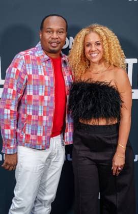 NEW YORK, NY - MAY 9: Roy Wood Jr. and Carri Twigg at the Black Twitter: A People s History New York premiere at Midnight Theatre on May 09, 2024 in New York City. Copyright: xRaymondxHagansx
