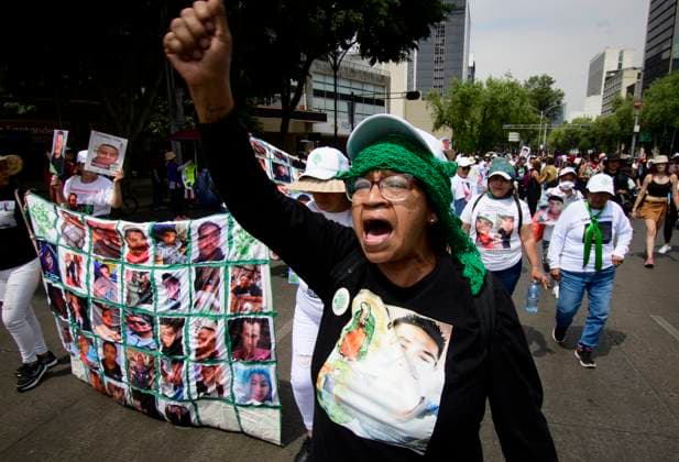 May 10, 2024, Mexico City, Mexico City, Mexico: Relatives of people missing in Mexico protest this Friday, May 10, to demand their right to effective investigations in the search for their daughters, sons, mothers and fathers missing in Mexico..Amnesty International Mexico called on the Mexican authorities to guarantee the thousands of relatives of missing persons their right to effective investigations, to receive and disseminate information, as well as their right to search, which is affected by various forms of violence, such as threats, attacks, extortion, disappearance, murder and forced displacement. Mexico City Mexico - ZUMAn296 20240510_zip_n296_007 Copyright: xJorgexNunezx