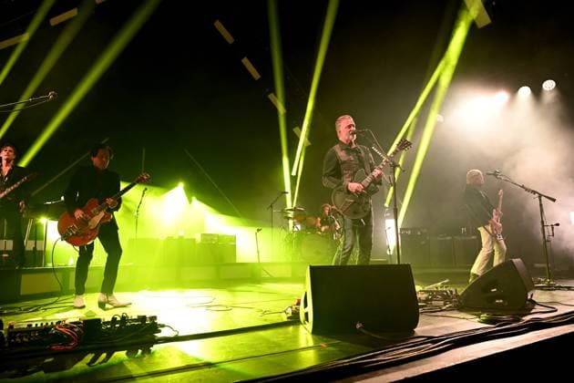 HOLLYWOOD FL - MAY 10: Queens of the Stone Age perform during The End is Nero Tour at Hard Rock Live held at the Seminole Hard Rock Hotel & Casino on May 10, 2024 in Hollywood, Florida. Copyright: xmpi04x