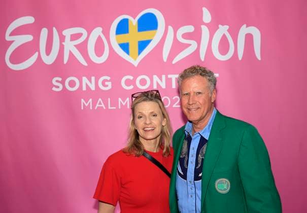 MALMÖ 20240511 Viveca Paulin and Will Ferrell arrive at the 68th edition of the Eurovision Song Contest ESC at Malmö Arena, in Malmö, Sweden, on Saturday, May 11, 2024 MALMÖ Sweden x10600x  Copyright: xAndreasxHillergren TTx EUROVISION SONG CONTEST 2024 tXZaqw2s3-E