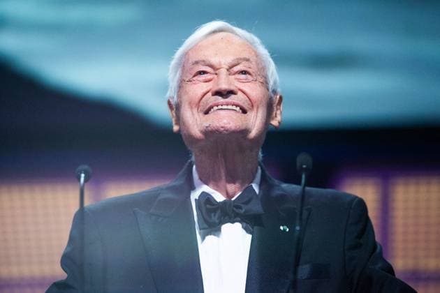 Roger Corman Has Died Aged 98 File photo - Roger Corman attending the Closing Ceremony as part of the 76th Cannes Film Festival in Cannes, France on May 27, 2023. - Legendary B-movie king Roger Corman, who directed and produced hundreds of low-budget films and discovered such future industry stars as Jack Nicholson, Martin Scorsese and Robert De Niro, has died. He was 98. Photo by Aurore Marechal ABACAPRESS.COM Cannes France  Copyright: xMarechalxAurore ABACAx