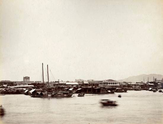 RECORD DATE NOT STATED Macau - Floyd Photograph William Pryor Floyd (1832-circa 1900) Macau circa 1868: view on the river Date: circa 1868  Copyright: Copyrightx(c)Geminix2023.xCredit:xGemini 10702800