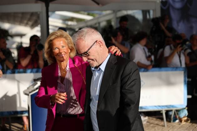 77e festival du film de Cannes PHOTOPQR NICE MATIN Sebastien Botella 13 05 2024 Arrivee du jury du 77e festival du film de Cannes devant lhotel Martinez de Cannes le lundi 13 mai 2024 THIERRY FREMAUX ET IRIS KNOBLOCH Cannes Film Festival director Thierry Fremaux arrives for a dinner with members of the jury at the Grand Hyatt Cannes Hotel Martinez, on the eve of the opening ceremony of the 77th edition of the Cannes Film Festival in Cannes, southern France, on May 13, 2024 France  Copyright: xPHOTOPQR NICExMATIN MAXPPPxSebastienxBotellax 20240513NIM3192 20240513NIM3192
