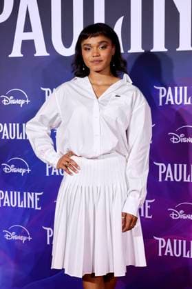 Actress Sira Anna Faal playing Pauline at the photocall for the premiere of Disneys coming of age mystery series Pauline at Residenz Kino Cologne, 13 05 2024 NRW Germany Copyright: xChristophxHardtx