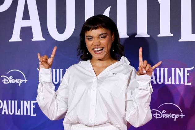 Actress Sira Anna Faal playing Pauline at the photocall for the premiere of Disneys coming of age mystery series Pauline at Residenz Kino Cologne, 13 05 2024 NRW Germany Copyright: xChristophxHardtx