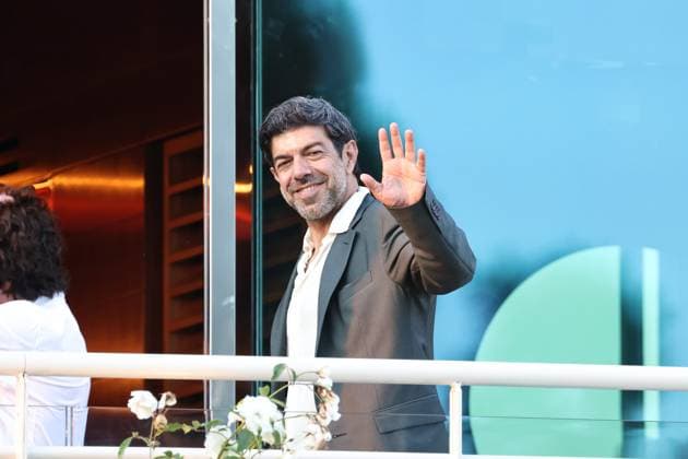 77th Cannes Film Festival PHOTOPQR LE PARISIEN Fred Dugit Cannes 13 05 2024 Cuture Cinéma Palais des festival à Cannes 06 , le 13 mai 2024 A la veille de louverture du jury du 77e festival de Cannes lacteur italien Pierfrancesco Favino the members of the Jury of the 77th Cannes Film Festival ooks on during a dinner at the Grand Hyatt Cannes Hotel Martinez, on the eve of the opening ceremony of the 77th edition of the Cannes Film Festival in Cannes, southern France, on May 13, 2024 Local Caption 77e festival de Cannes Cannes 06 France  Copyright: xPHOTOPQR LExPARISIEN MAXPPPxFredxDugitx 20240513LPA3282 20240513LPA3282