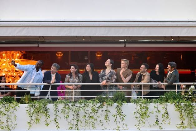 77th Cannes Film Festival PHOTOPQR NICE MATIN Sebastien Botella 13 05 2024 Diner jury du 77e festival du film de Cannes devant lÄôhotel Martinez de Cannes le lundi 13 mai 2024 the members of the Jury of the 77th Cannes Film Festival ooks on during a dinner at the Grand Hyatt Cannes Hotel Martinez, on the eve of the opening ceremony of the 77th edition of the Cannes Film Festival in Cannes, southern France, on May 13, 2024 France  Copyright: xPHOTOPQR NICExMATIN MAXPPPxSebastienxBotellax 20240513NIM3290 20240513NIM3290