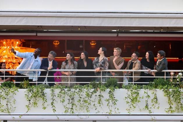 77th Cannes Film Festival PHOTOPQR NICE MATIN Sebastien Botella 13 05 2024 Diner jury du 77e festival du film de Cannes devant lÄôhotel Martinez de Cannes le lundi 13 mai 2024 the members of the Jury of the 77th Cannes Film Festival ooks on during a dinner at the Grand Hyatt Cannes Hotel Martinez, on the eve of the opening ceremony of the 77th edition of the Cannes Film Festival in Cannes, southern France, on May 13, 2024 France  Copyright: xPHOTOPQR NICExMATIN MAXPPPxSebastienxBotellax 20240513NIM3291 20240513NIM3291