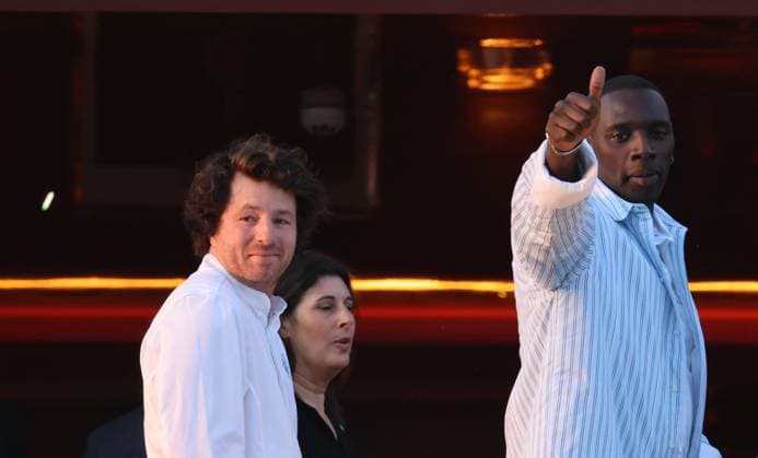 77th Cannes Film Festival PHOTOPQR NICE MATIN Sebastien Botella 13 05 2024 Diner jury du 77e festival du film de Cannes devant lÄôhotel Martinez de Cannes le lundi 13 mai 2024 Jean Imbert et Omar Sy the members of the Jury of the 77th Cannes Film Festival ooks on during a dinner at the Grand Hyatt Cannes Hotel Martinez, on the eve of the opening ceremony of the 77th edition of the Cannes Film Festival in Cannes, southern France, on May 13, 2024 France  Copyright: xPHOTOPQR NICExMATIN MAXPPPxSebastienxBotellax 20240513NIM3293 20240513NIM3293