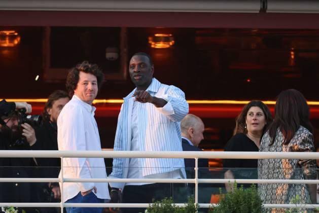 77th Cannes Film Festival PHOTOPQR NICE MATIN Sebastien Botella 13 05 2024 Diner jury du 77e festival du film de Cannes devant lÄôhotel Martinez de Cannes le lundi 13 mai 2024 Jean Imbert et Omar Sy the members of the Jury of the 77th Cannes Film Festival ooks on during a dinner at the Grand Hyatt Cannes Hotel Martinez, on the eve of the opening ceremony of the 77th edition of the Cannes Film Festival in Cannes, southern France, on May 13, 2024 France  Copyright: xPHOTOPQR NICExMATIN MAXPPPxSebastienxBotellax 20240513NIM3300 20240513NIM3300