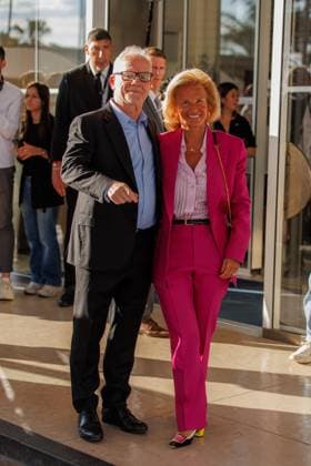 Arrivals Cannes Thierry Fremaux and Iris Knobloch Jury Arrival at the Hotel Martinez as part of the 77 Festival de Cannes on 13 05 2024 Copyright: xEventpressxKochanx