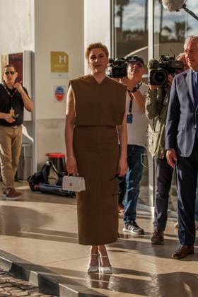 Arrivals Cannes Greta Gerwig Jury arriving at the Hotel Martinez as part of the 77 Festival de Cannes on 13 05 2024 Copyright: xEventpressxKochanx