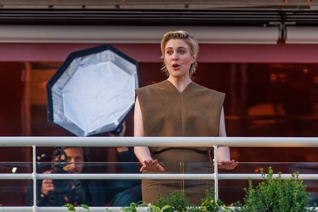 Arrivals Cannes Greta Gerwig Jury arriving at the Hotel Martinez as part of the 77 Festival de Cannes on 13 05 2024 Copyright: xEventpressxKochanx