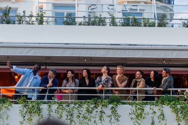 Arrivals Cannes Omar Sy, Hirokazu Koreeda, Ebru Ceylan, Nadine Labaki, Lily Gladstone, Greta Gerwig, J A Bayona, Eva Green and Pierfrancesco Favino Jury Arrival at the Hotel Martinez as part of the 77 Festival de Cannes on 13 05 2024 Copyright: xEventpressxKochanx