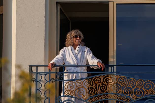 Arrivals Cannes Jane Fonda at the Hotel Martinez during the 77 Festival de Cannes on 13 05 2024 Copyright: xEventpressxKochanx
