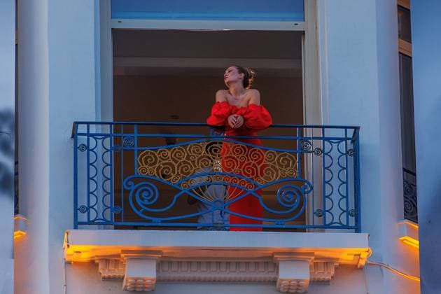 Arrivals Cannes Josephine Langford at the Hotel Martinez during the 77 Festival de Cannes on 13 05 2024 Copyright: xEventpressxKochanx