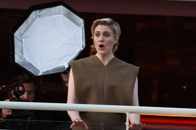 Cannes - Jury Dinner Ahead Of The Festival Opening President of the Jury Greta Gerwig attends a dinner ahead of the 77th Cannes Film Festival on May 13, 2024 in Cannes, France. Photo by Shootpix ABACAPRESS.COM Cannes France  Copyright: xShootpix ABACAx